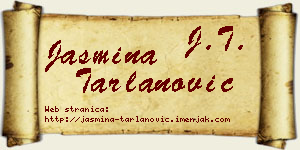 Jasmina Tarlanović vizit kartica